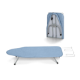 thumbnail image 1 of Small Ironing Board Tabletop with Cover and Pad Mini Folding Iron Board Portable with Non-Slip Feet Travel Ironing Table,1* ironing board 1* tailstock,Blue, 1 of 6
