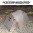 thumbnail image 3 of Fireproof 2 Person Waterproof Dome Tent with Snow Skirt for, 3 of 8