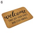 thumbnail image 2 of Cheers Welcome Sweet Home Letter Non-slip Water Absorption Door Mat Carpet Floor Decor, 2 of 7