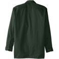 thumbnail image 4 of Dickies Mens Long-Sleeve Work Shirt, 2X, Hunter Green, 4 of 6