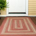 thumbnail image 1 of Homespice Décor 300645 Tapis Ovale Tressé Ultra Durable Terracotta 27 x 45 Po - Brun Rouille, 1 of 1