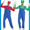 thumbnail image 4 of KAWELL Costume de Famille Super Bros Costume de Cosplay Brothers Costume de Cosplay d'Halloween, 4 of 6
