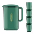 thumbnail image 4 of facefd 2.2L Water Pitcher Heat Resistant for Household Office Cold Water Juice Jar Green, 4 of 9