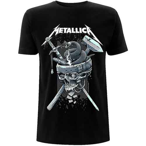 T-Shirt Unisexe Metallica Histoire Logo Blanc