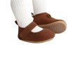 thumbnail image 4 of xiaxaixu Baby Shoes Solid Color Ribbed Walking Shoes Soft Sole Footwear, 4 of 5