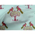 thumbnail image 4 of oneOone Cotton Cambric Fabric Bird & Tree Block Printed Craft Fabric BTY 56 Inch Wide, 4 of 4