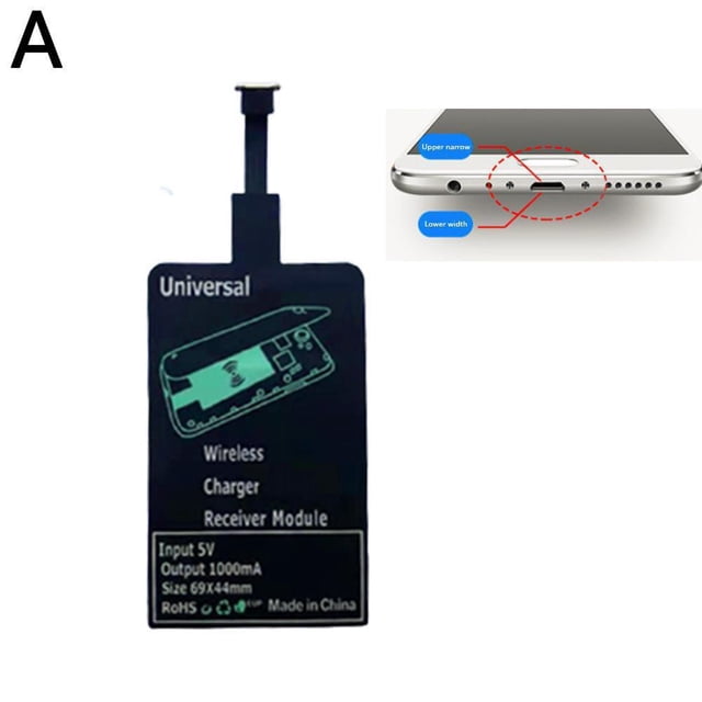 Pour Android Type C Chargeur Sans Fil USB Récepteur Adaptateur Charge Rapide Tapis ^Nouveau G4I0