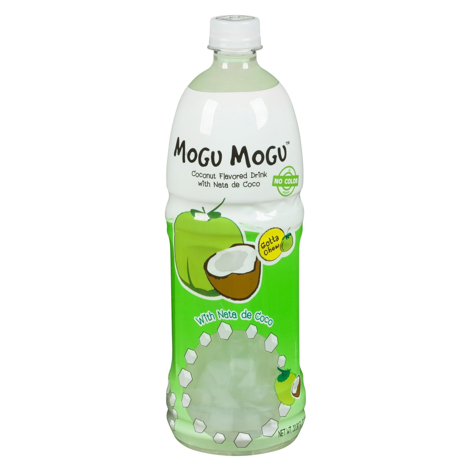 MOGUMOGU Boisson au Jus de Noix de Coco avec Nata de Coco