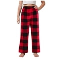 thumbnail image 1 of Ketyyh-chn99 Pantalons de Survêtement pour Garçons Pantalons pour Garçons Tout-Petits Adolescents Garçons et Filles Pantalons Longs à Carreaux Rouges Pyjamas pour Tenues d'Intérieur Assorties en Famille pour 18 Ans, Rouge, 1 of 5