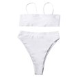thumbnail image 3 of Women's Bikini High Waisted Tummy Control Two Piece Swimsuit Sling Swimwear, 3 of 5