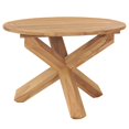 thumbnail image 1 of vidaXL Garden Dining Table Ø110x75 cm Solid Teak Wood, 1 of 4