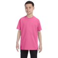 thumbnail image 1 of Jerzees Big Boy's Rib Collar Tear Away Label T-Shirt, Style 29B, 1 of 1