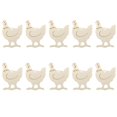 thumbnail image 1 of XZNGL Travel Bag 10Pcs Wood Rabbit Hanging Ornaments With Twines for Easter Party Decoration, 1 of 7