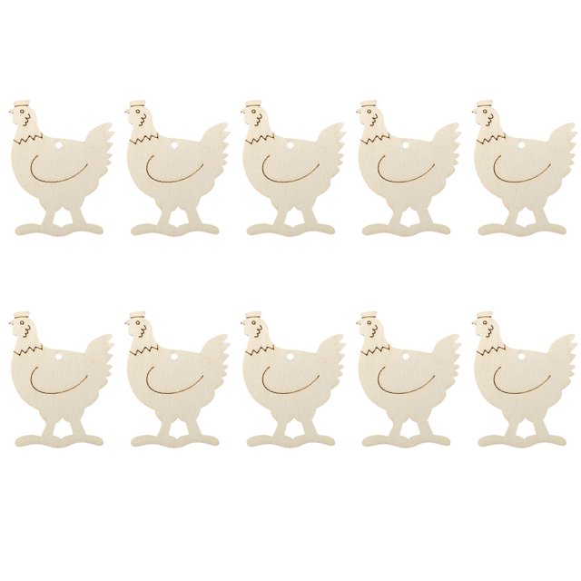 XZNGL Travel Bag 10Pcs Wood Rabbit Hanging Ornaments With Twines for Easter Party Decoration