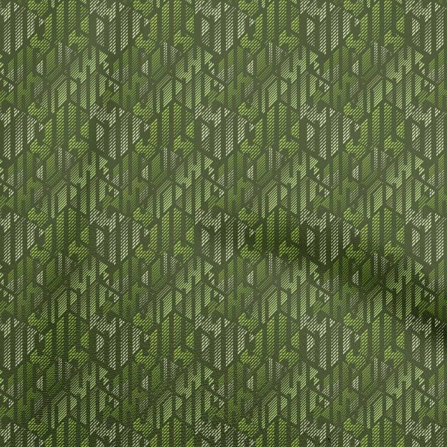 oneOone Velvet Dark Green Fabric Abstracts Craft Projects Decor Fabric Printed By The Yard 58 Inch Wide