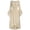 Beige, variant on Cameland Renaissance Dress for Women, Gothic Halloween Costume Medieval Wedding Dress, Solid Flared Long Sleeve Princess Dress, Gothic Maxi Dress