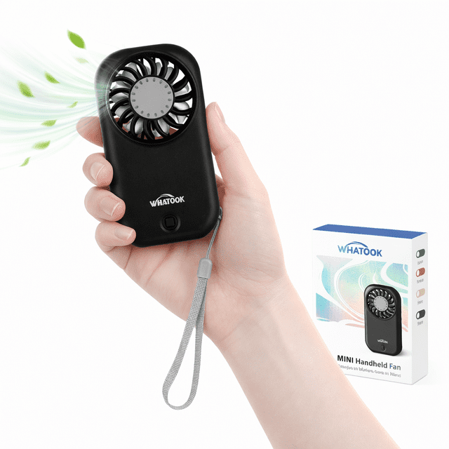 Kidsjoy 11000RPM Turbo Handheld Fan, Lightweight Mini Portable USB Fan for Travel Office (Multiple Colors)