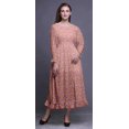 thumbnail image 2 of Bimba Robe de Plage Longue Maxi d'Été Bohème Gitane à Imprimé Floral pour Femmes - Grande, 2 of 5