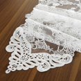 thumbnail image 1 of Lace Table Runner and Dresser Scarf Embroidered Flower White Table Runner 10 x 72 Inches Wedding Party Baby Shower Dining Table Decor, 1 of 7
