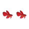 thumbnail image 1 of Thinsony Beautifully Crafted Luminous Artificial Simulation Goldfish For Aquariums Tan red 2Set, 1 of 6