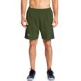 thumbnail image 2 of BALEAF Shorts de Course pour Hommes 7 Pouces avec Doublure en Maille Poche Zippée pour Entraînement Athlétique Gym Vert Armée 3TG, 2 of 4