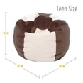 thumbnail image 4 of ComfyKids® Bean Bag Chair for Teens, 4 of 5
