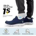 thumbnail image 2 of FitVille Chaussures de Marche pour Hommes à Enfiler Larges avec Conception Mains Libres et Semelle EVA Absorbant les Chocs, 2 of 7
