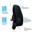 thumbnail image 1 of ObusForme Lowback Backrest Support Black (Bagged), 1 of 11