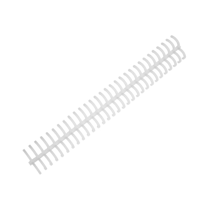 Spiral Binding Coil, Pretty Colour 10Pcs Sheet Binding Comb 130 Sheets Capacity For Page White