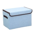 thumbnail image 1 of EGNMCR Organisateurs et Rangement de Garde-Robe, Organisation et Rangement, Grands Cubes de Rangement Boîte de Rangement Pliable avec Couvercle, Panier Organisateur Bac de Rangement avec Poignées Robustes pour Paniers de Rangement de Garde-Robe, 1 of 8