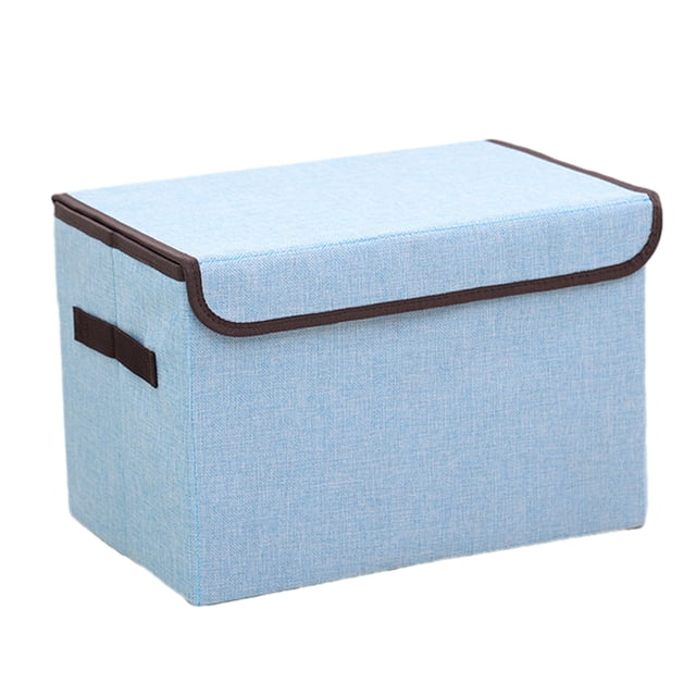 EGNMCR Organisateurs et Rangement de Garde-Robe, Organisation et Rangement, Grands Cubes de Rangement Boîte de Rangement Pliable avec Couvercle, Panier Organisateur Bac de Rangement avec Poignées Robustes pour Paniers de Rangement de Garde-Robe