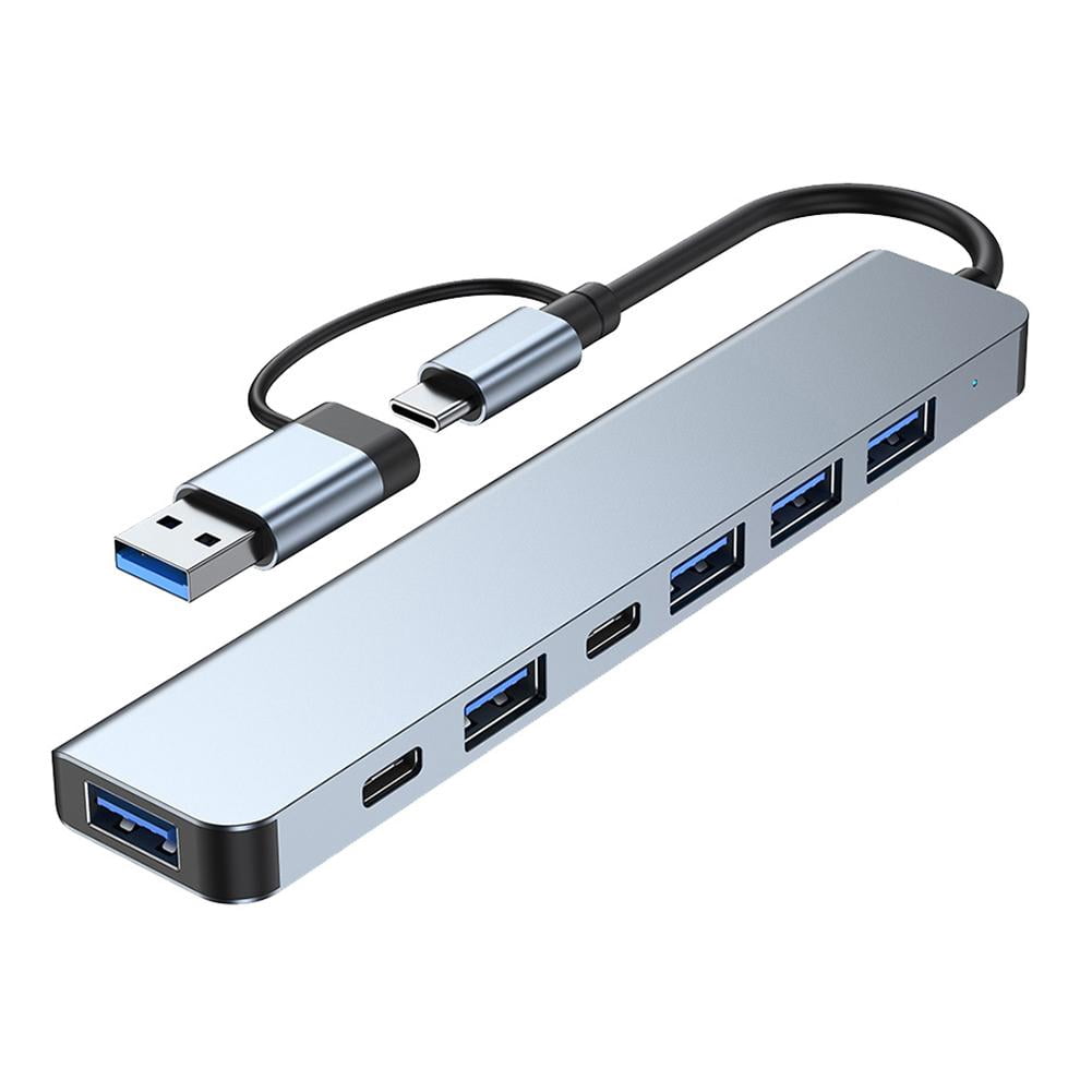 Multiport USB Hub 3.0, Multi USB Splitter 4 USB C, Port 3.0 2.0 Ports for PC Laptop Computer Hub