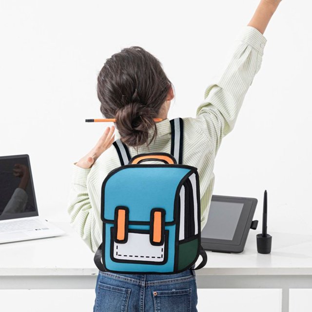 EGNMCR Pens Elementary School Students In The Beginning Of The School Season Large Capacity Backpack For Primary School Students New the backpack