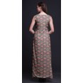 thumbnail image 4 of Bimba Floral Printed Front Slit Sleeveless Summer Spring Women Maxi PartyDress-Medium, 4 of 5