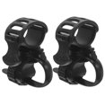 thumbnail image 4 of AURARMLET 2 Pcs Support de Canne pour Fauteuil Roulant pour Usage Quotidien avec Fonction Réglable Noir, 4 of 8