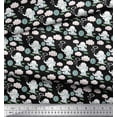 thumbnail image 3 of Soimoi Poly Georgette Fabric Cloud,Ball & Elephant Kids Printed Fabric 1 Yard 52 Inch Wide, 3 of 3