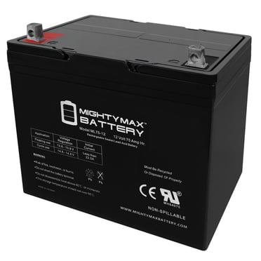12V 75Ah Replacement Battery for AGM BCI Group 65 Car, Truck