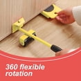 thumbnail image 5 of Liquidation! beishanbush Ensemble de Forets et Outils pour Meubles avec Barre d'Outils à Hauteur Réglable et 4 Roues, Déménageur pour Meubles, Glissière Mobile pour Déplacer des Meubles Lourds, Taille Unique, Jaune, 5 of 5