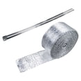 thumbnail image 3 of KLKCMS Ruban de Protection Thermique Double Face en Papier D\'aluminium et en Fibre de Verre, Résistant aux Hautes Températures, Multifonction et Auto - pour Fours et 1.5mmx50mmx5m, 3 of 9