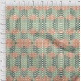 thumbnail image 4 of oneOone Cotton Poplin Orange Fabric Geometrical Sewing Craft Projects Fabric Prints By Yard 56 Inch Wide, 4 of 4