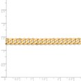 thumbnail image 4 of 14k Yellow Gold 26 Inch 6.25mm Curb Chain Necklace Pendant Charm Beveled, 4 of 8