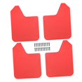 thumbnail image 4 of jinwen 4 Pcs Pare-Boue Universels pour Voiture Pièces de Rechange Garde-Boue Rouge, 4 of 9