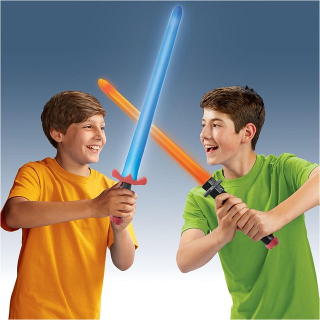 Adventure Force Light Striker Foam Sword, Light-Up Blade with Tap Activation, Soft Foam Design for Safe Play, Assorted Colors, Ages 4+