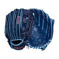 thumbnail image 1 of Wilson A500 12"" Infield Youth Baseball Glove - Left Hand Throw Navy/Blue/Red, 1 of 4