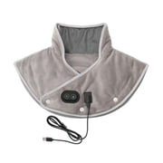 USB Electric Neck & Shoulder Heating Pad Wrap Massager for Cervical Spine Pain Relief - Soothing Heat Therapy for Relaxation