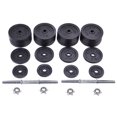 thumbnail image 4 of Costway 200LBS Weight Dumbbell Set Adjustable Cap Gym Barbell Plates Body Workout, 4 of 7