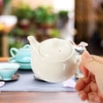 thumbnail image 2 of Ceramic Tea Pot White Teapot Pot Household Tearoom Ceramic Teaware, 2 of 8