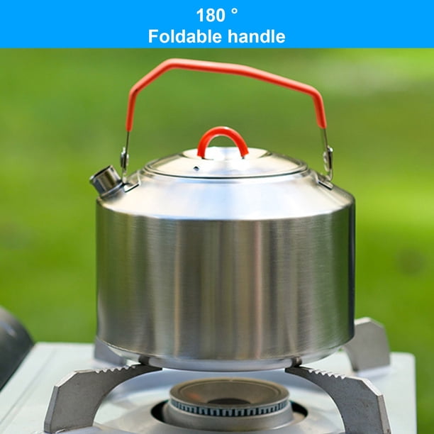 1L / 1.6L Camping Kettle | 304 Food Grade Stainless Steel Outdoor