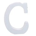 thumbnail image 2 of Agiferg Wood Wooden Letters White Alphabet Wedding Birthday Party Home Decorations C, 2 of 3