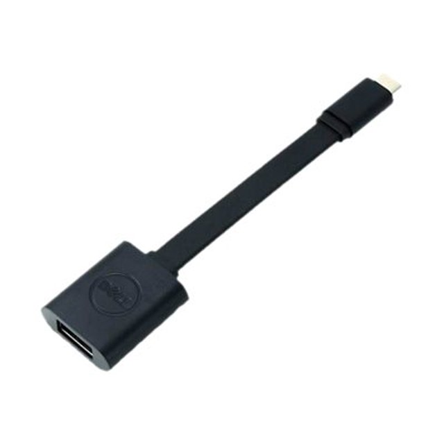 Dell - USB adapter - 24 pin USB-C (M) to USB Type A (F) - USB 3.1 - 5.2 in - black